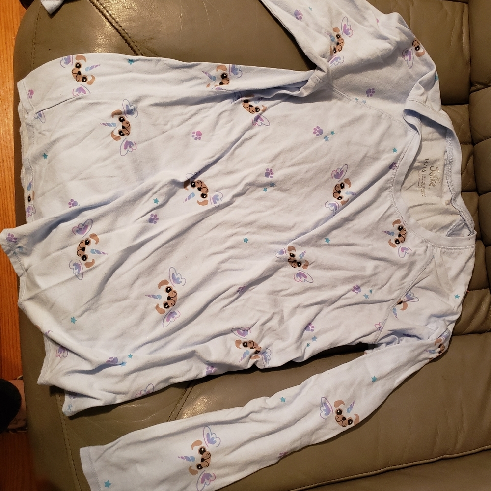 Justice Puppy-corn shirt